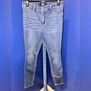 Hollister -Women's Blue Skinny Jeans Size 6